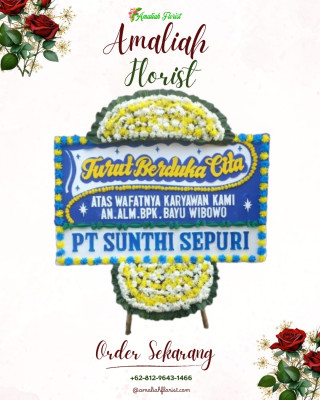Papan Bunga Duka di Potorono