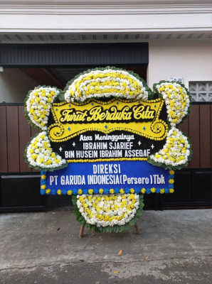 Papan Bunga Duka di Potorono