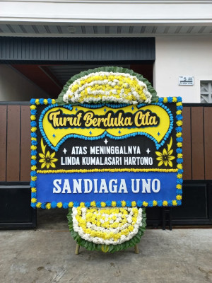 Papan Bunga Duka di Potorono